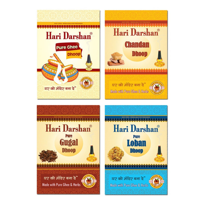 hari darshan pure dhoop pack of 4