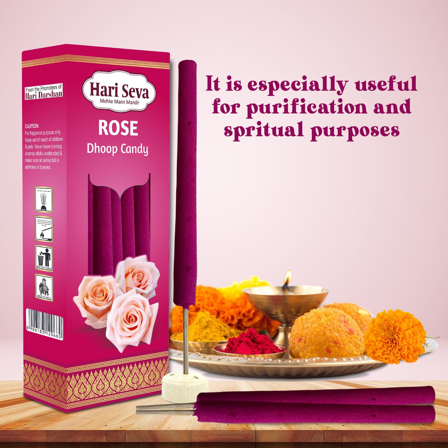 ROSE - Candy Dhoop & Agarbatti