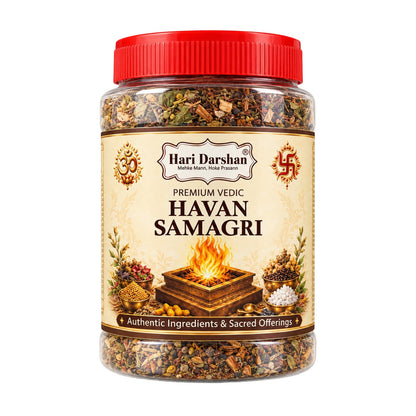 Premium Vedic Hawan Samagri - 400g Jar