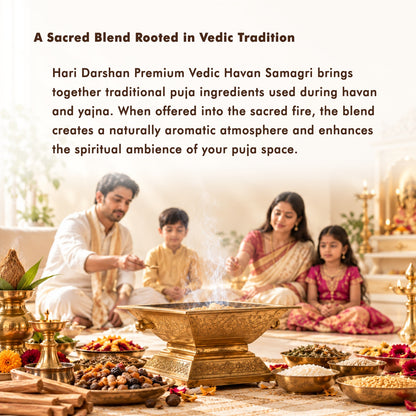 Premium Vedic Hawan Samagri - 400g Jar