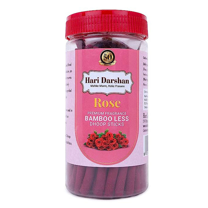 hari darshan rose bambooless dhoop sticks