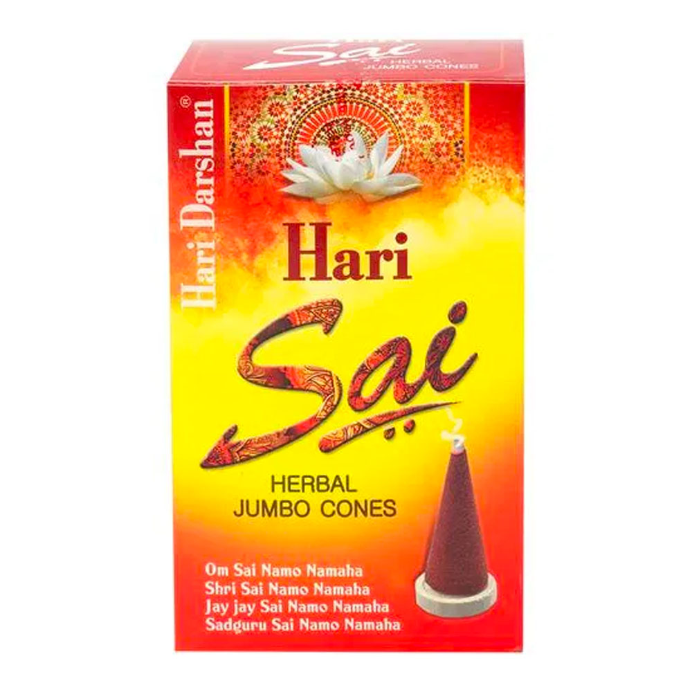 HERBAL - Hari Sai Jumbo Dhoop Cones (20-Pcs in Each Pack)