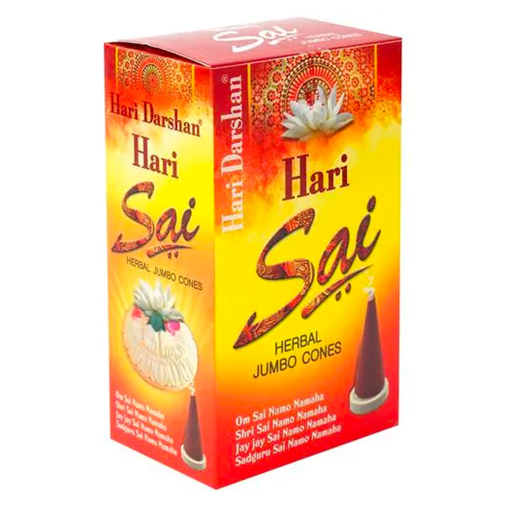 HERBAL - Hari Sai Jumbo Dhoop Cones (20-Pcs in Each Pack)