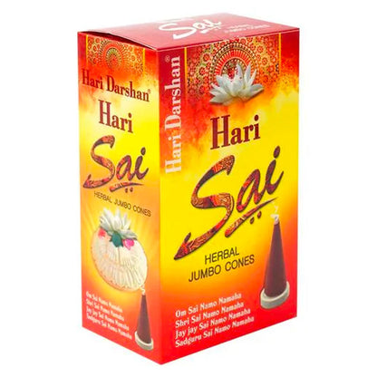 HERBAL - Hari Sai Jumbo Dhoop Cones (20-Pcs in Each Pack)