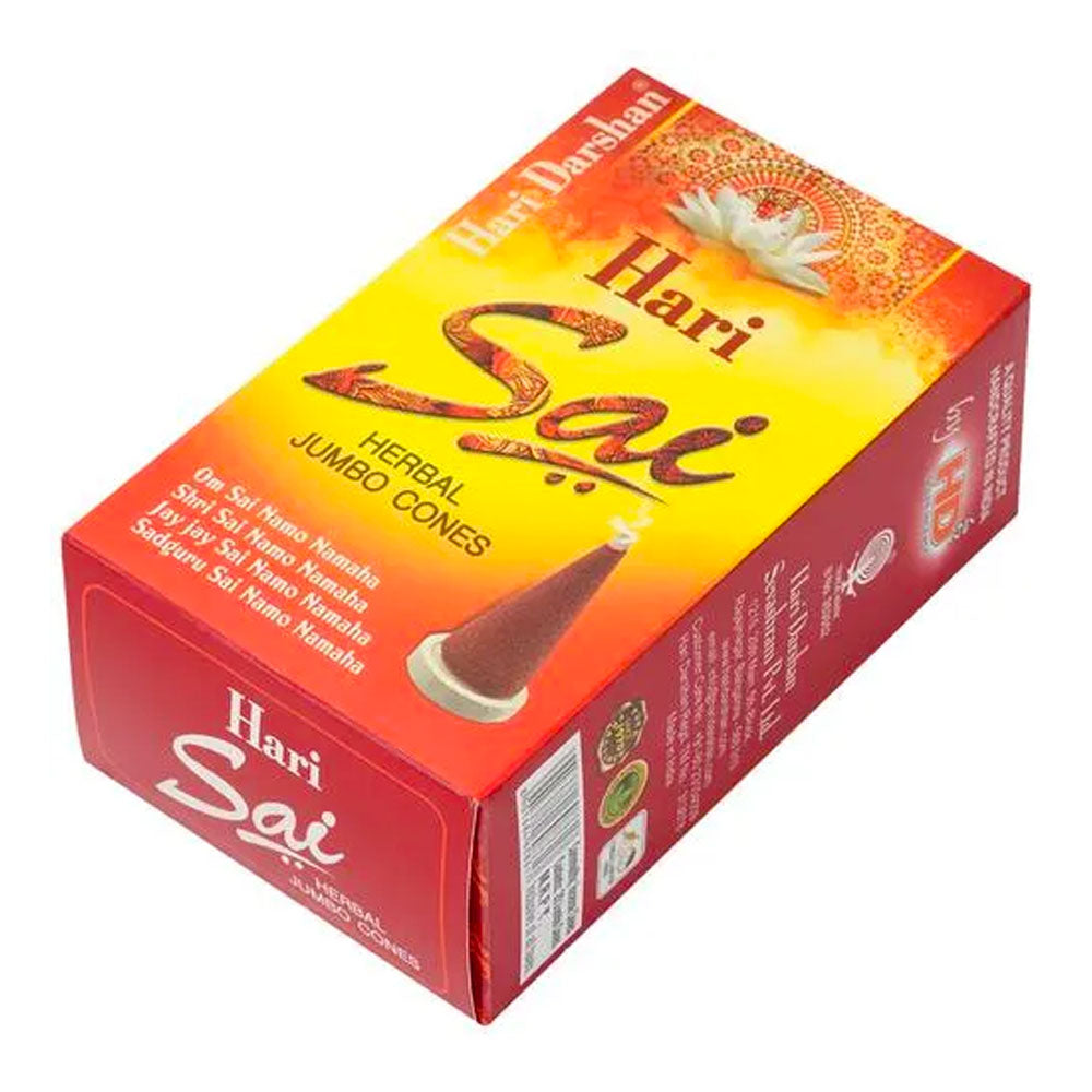 HERBAL - Hari Sai Jumbo Dhoop Cones (20-Pcs in Each Pack)