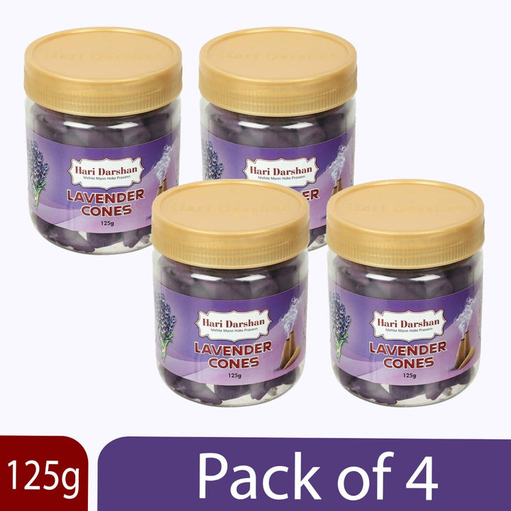 lavender dry dhoop cones pack of 4