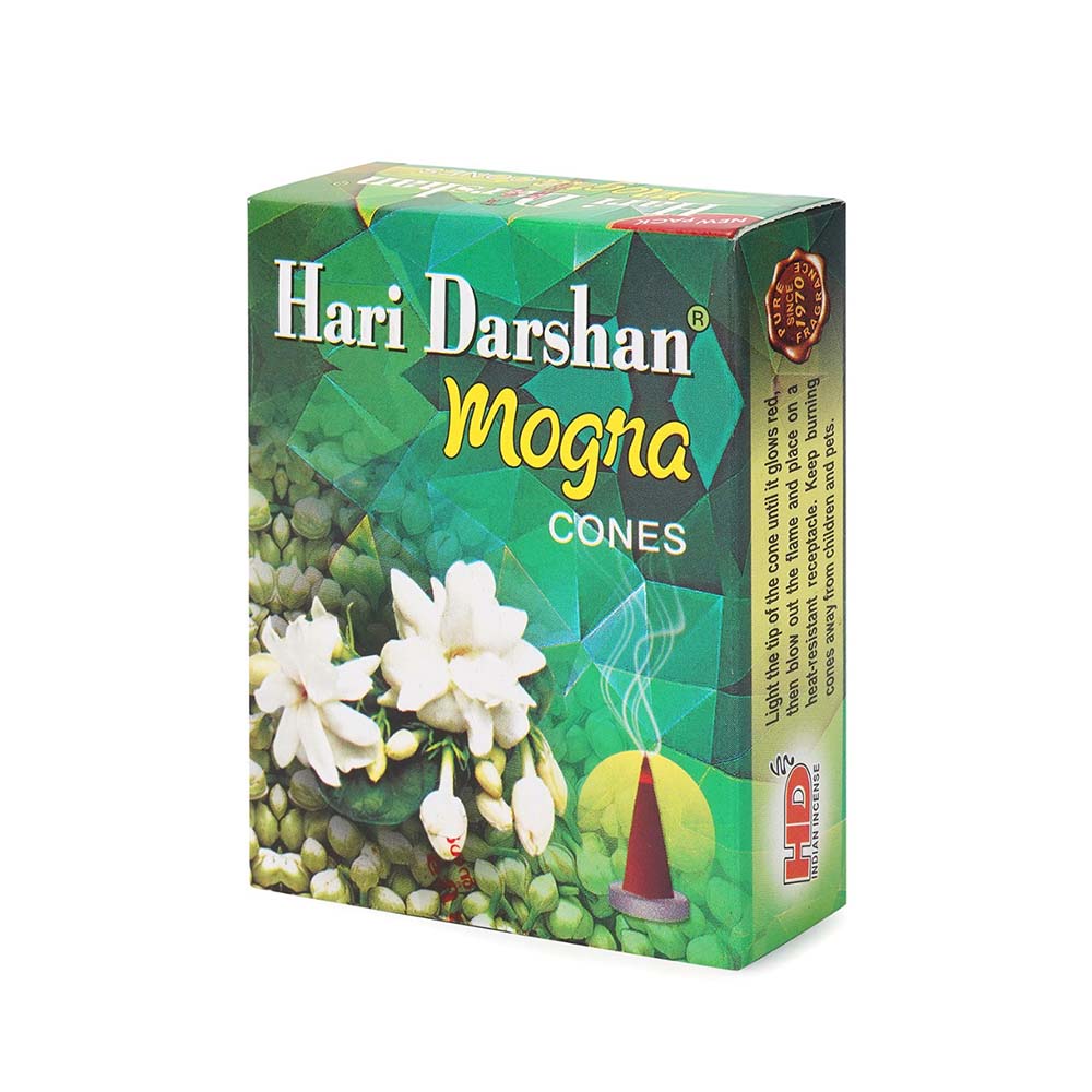 MOGRA - Dry Dhoop Cones - With Soothing Fragrance for Pooja Hawan (20-Cones in Each Pack)