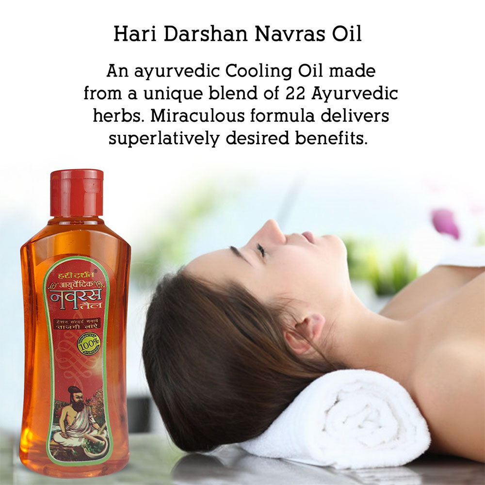 Ayurvedic Navras Oil - Unique blend of 22 ayurvedic Herbs – Hari Darshan