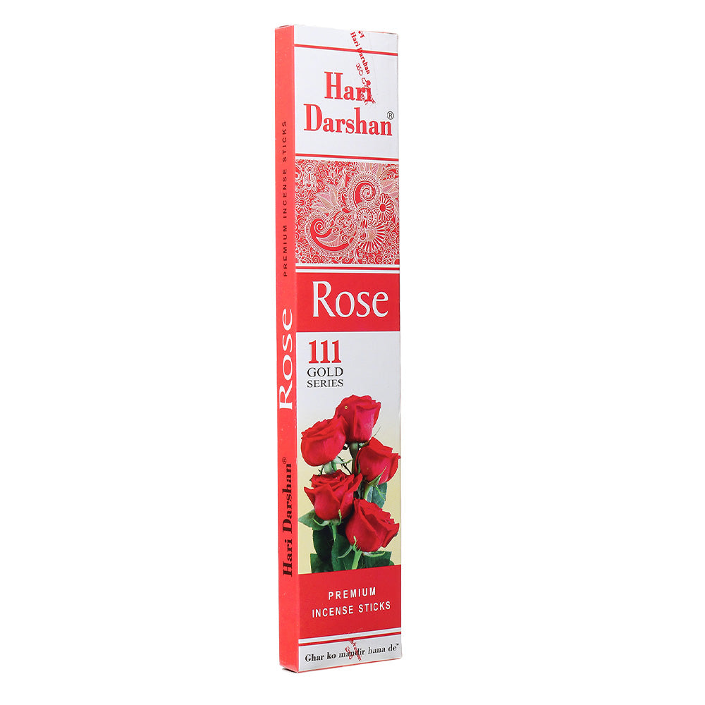 ROSE - 111 Gold Series - Premium Incense Sticks - 10 Sticks in Each Pack