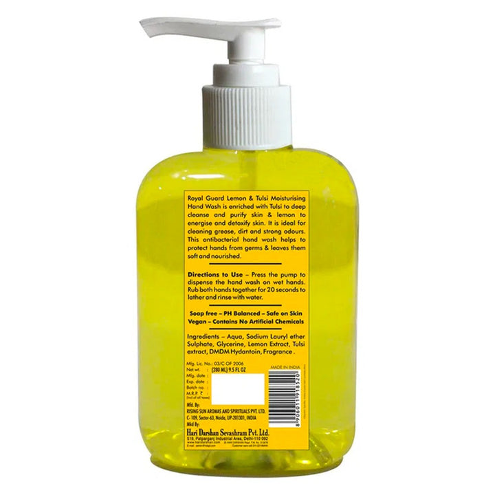 Hand Wash - Antibacterial lemon and Tulsi hand wash - 280 ml - Pack of 2