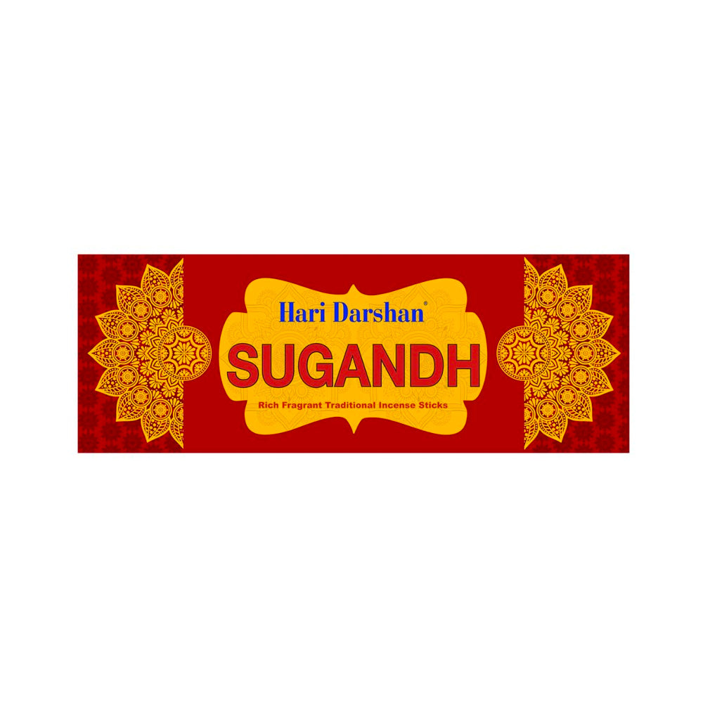 SUGANDH Agarbatti, Perfumed Rich Fragrant Traditional Incense sticks - 25g Each - Approx. 20 Sticks in Each Pack