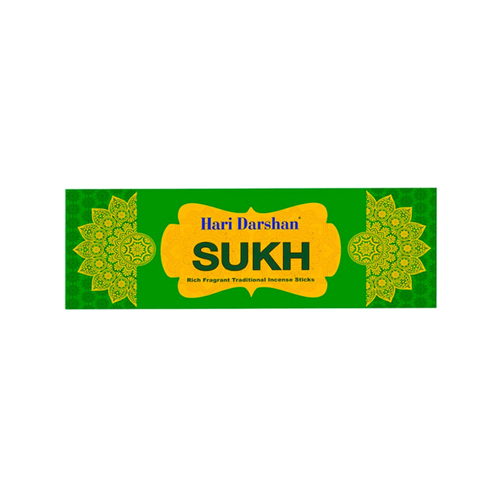 SUKH Agarbatti, Perfumed Rich Fragrant Traditional Incense sticks - 25g Each - Approx. 20 Sticks in Each Pack