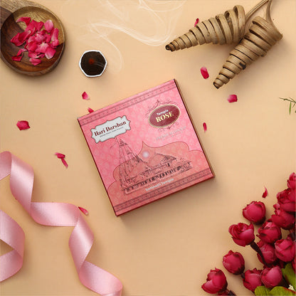 Temple ROSE Premium Dhoop - 100g Each - Approx 10 sticks in Each Pack