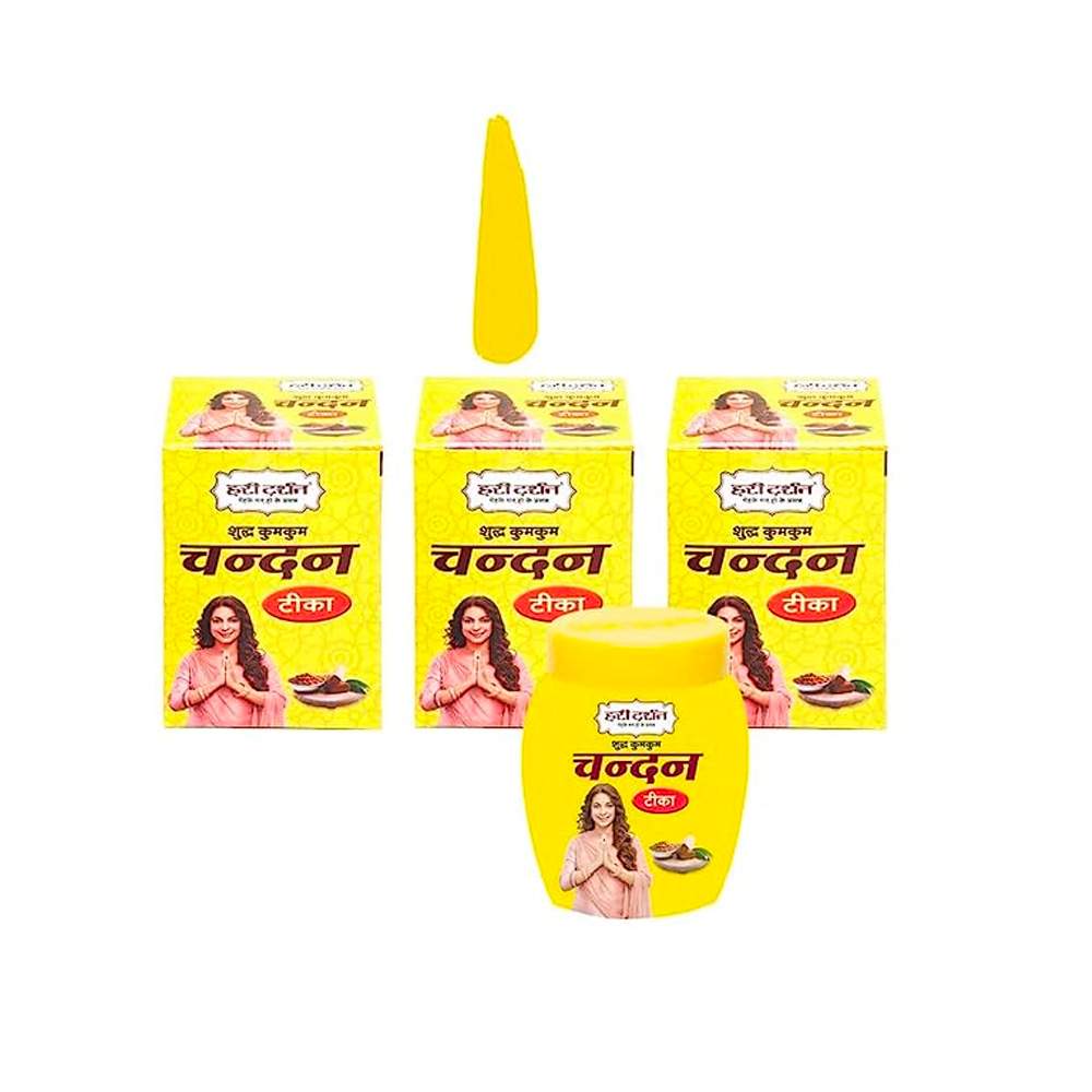 Yellow Chandan Tika - 80gm Each Pack