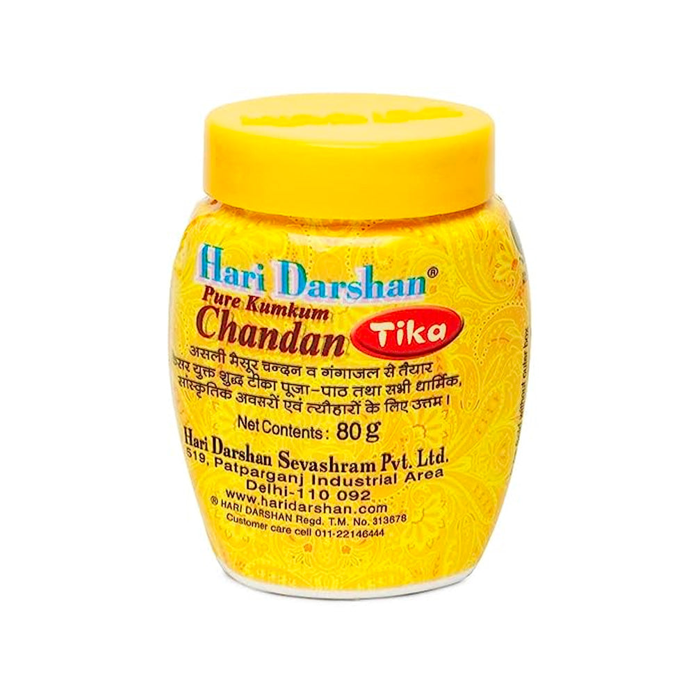 Yellow Chandan Tika - 80gm Each Pack