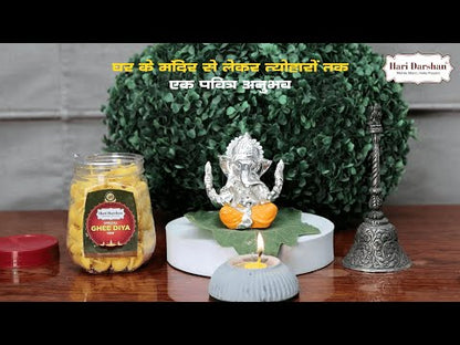 Ghee Diya - Made With Cow Ghee - Ready-to-Use - 20 Minutes Burning Time - 100pc Small Diya